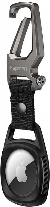 Чехол-держатель Spigen Rugged Armor (AMP01565) для Apple AirTag (Black) купить в интернет-магазине icover