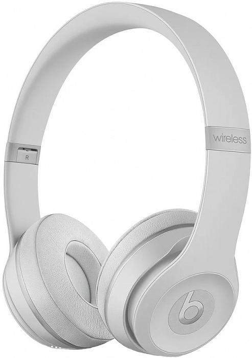 Беспроводные наушники Beats Solo3 MUH52EE/A (Satin Silver) купить в интернет-магазине icover