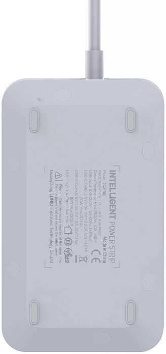 Сетевой фильтр LDNIO Intelligent Power Strip SC3412 3U 2м (Gray) купить в интернет-магазине icover