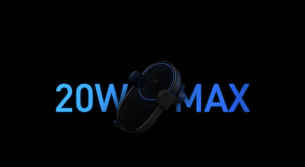 Беспроводное зарядное устройство Xiaomi Wireless Car Charger WCJ02ZM (Black) купить в интернет-магазине icover