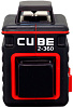 Построитель лазерных плоскостей ADA Cube 2-360 Basic Edition А00447 (Black/Red) купить в интернет-магазине icover