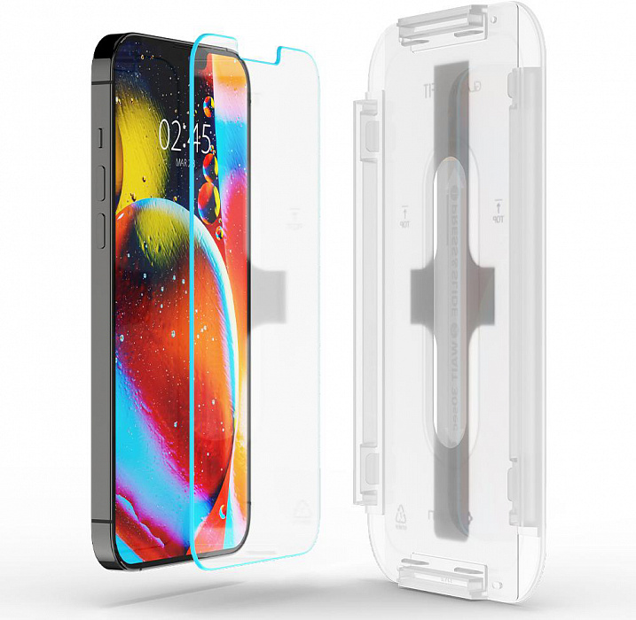 Защитное стекло Spigen Glas.tR EZ Fit Slim 2 Pack (AGL03375) для iPhone 14 Plus/13 Pro Max (Clear) купить в интернет-магазине icover