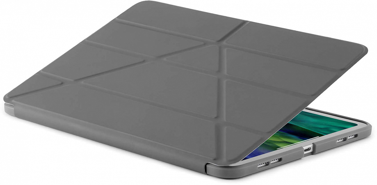 Чехол Pipetto Origami (P045-50-Q) для iPad Air 10.9 2020 (Dark Grey) купить в интернет-магазине icover