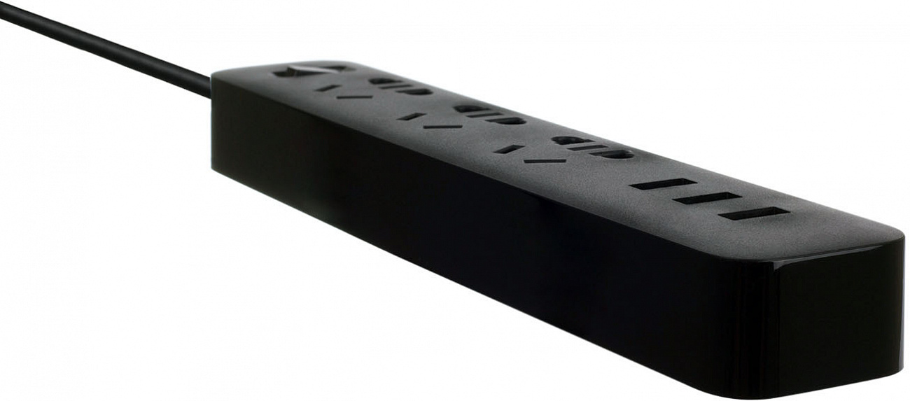 Сетевой фильтр Xiaomi Mi Power Strip 3xUSB XMCXB01QM (Black) купить в интернет-магазине icover