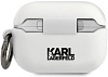 Чехол Karl Lagerfeld Silicone Case (KLACAPSILCHWH) для AirPods Pro (White) купить в интернет-магазине icover