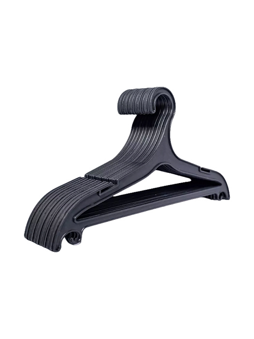 Вешалка-плечики для одежды Ridberg ПВ-03 20 шт (Black) купить в интернет-магазине icover