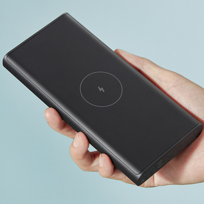 Внешний аккумулятор Xiaomi Wireless Power Bank 10W 10000 mAh BHR5460GL (Black) купить в интернет-магазине icover