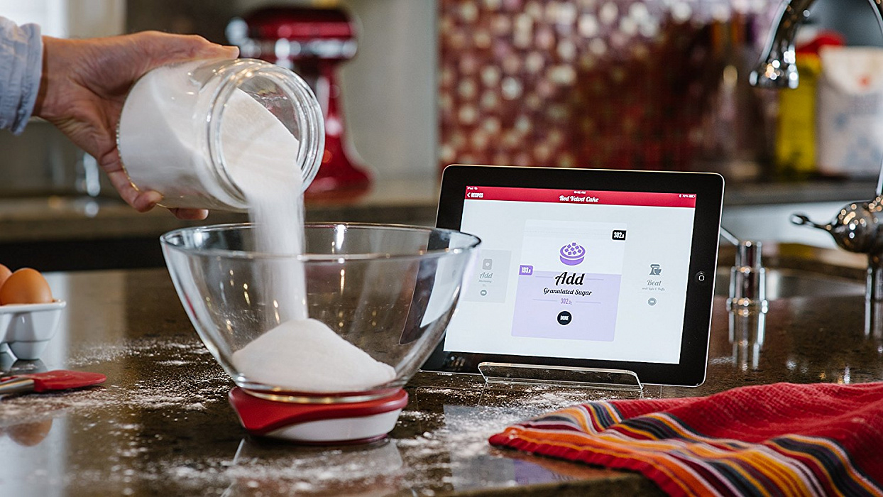 Кухонные весы Drop Connected Kitchen Scale (P1D600AR) для iPad и iPhone  купить в интернет-магазине icover