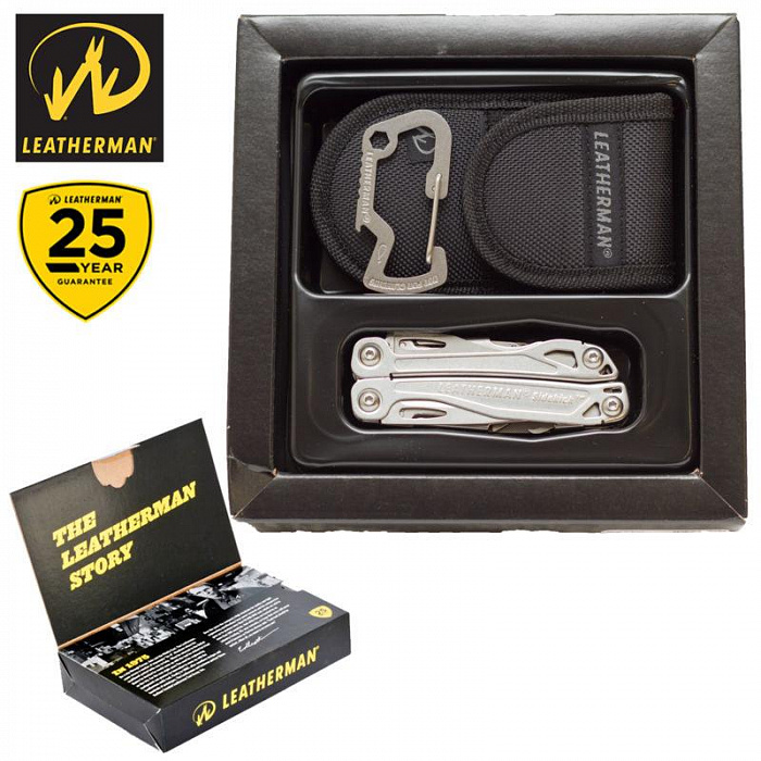 Мультитул Leatherman Sidekick (831440) в подарочной упаковке + нейлоновый чехол (Black) купить в интернет-магазине icover