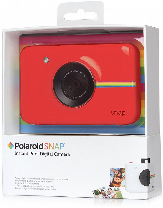 Фотоаппарат мгновенной печати Polaroid Snap POLSP01BE (Red) купить в интернет-магазине icover