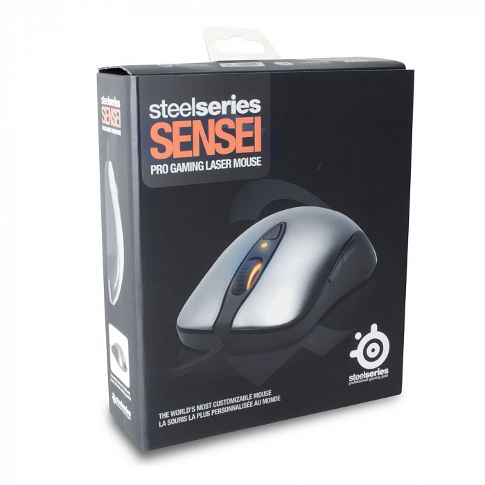 SteelSeries Sensei Laser (62150) - проводная мышь (Silver) купить в интернет-магазине icover