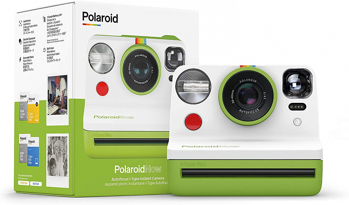 Фотоаппарат моментальной печати Polaroid Now (Green) купить в интернет-магазине icover