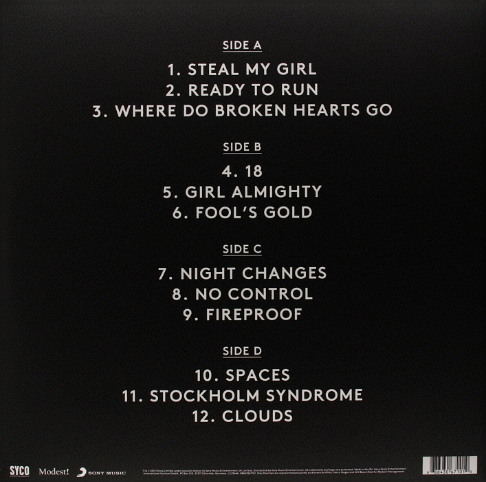 Виниловая пластинка One Direction - Four (2014) купить в интернет-магазине icover