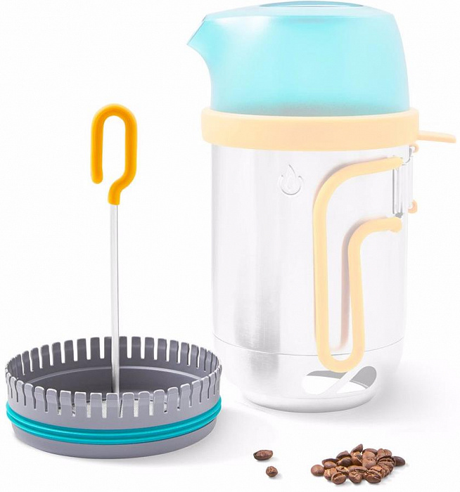 Походный кофе-пресс BioLite Coffee Press для KettlePot (Silver) купить в интернет-магазине icover