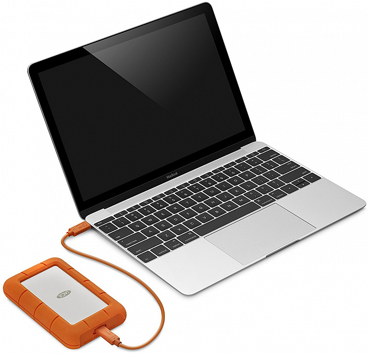 Внешний жесткий диск LaCie Rugged Mini 2.5" 2Tb USB-C STFR2000800 (Orange) купить в интернет-магазине icover