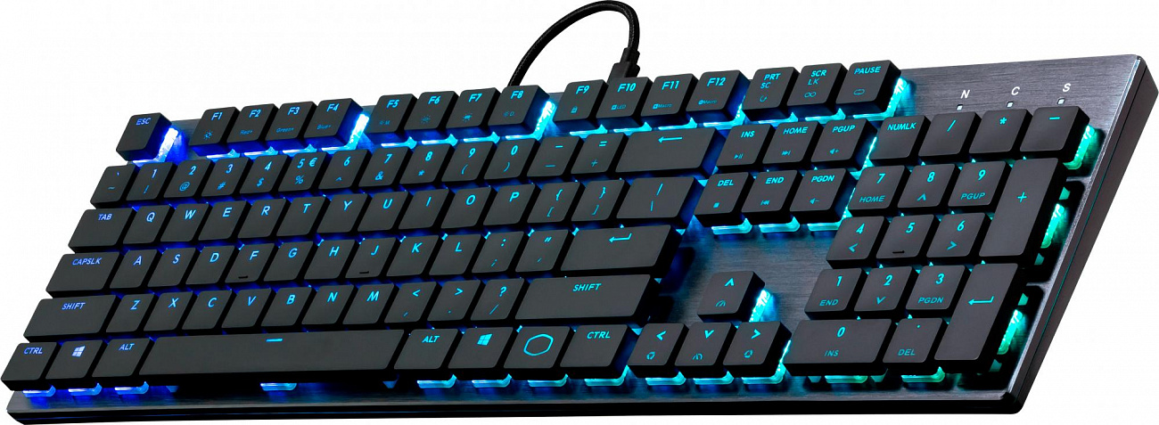 Игровая клавиатура Cooler Master Low Profile SK-650 (SK-650-GKLR1-RU) купить в интернет-магазине icover