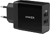 Сетевое зарядное устройство Anker PowerPort 2 24W A2021L11 (Black) купить в интернет-магазине icover