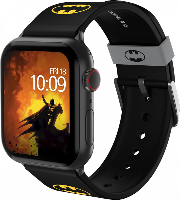 Ремешок MobyFox DC Batman Icon (ST-WNR22DCC2001) для Apple Watch (Black) купить в интернет-магазине icover