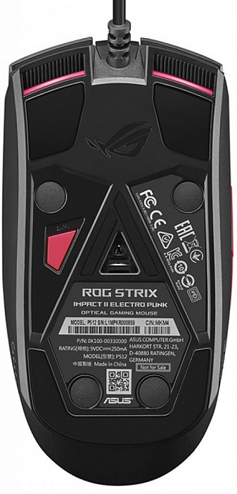 Игровая мышь Asus ROG Strix Impact II Electro Punk 90MP01U0-BMUA00 (Black) купить в интернет-магазине icover