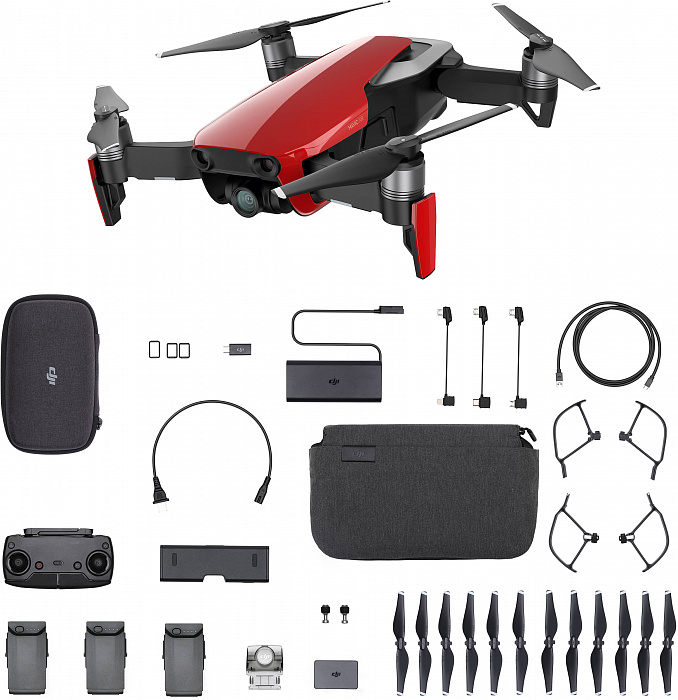 Квадрокоптер DJI Mavic Air Combo (Red) купить в интернет-магазине icover