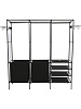 Вешалка напольная для одежды узкая с корзиной Ridberg 3.0 (Black) купить в интернет-магазине icover