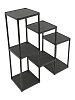 Стеллаж напольный для цветов Ridberg 7 полок (Black) купить в интернет-магазине icover