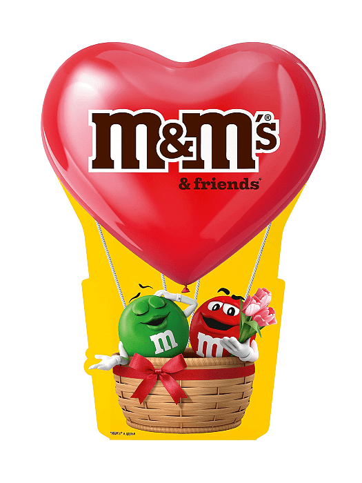 Подарочный набор M&Ms & Friends Шарик (2 x 232 г.) купить в интернет-магазине icover