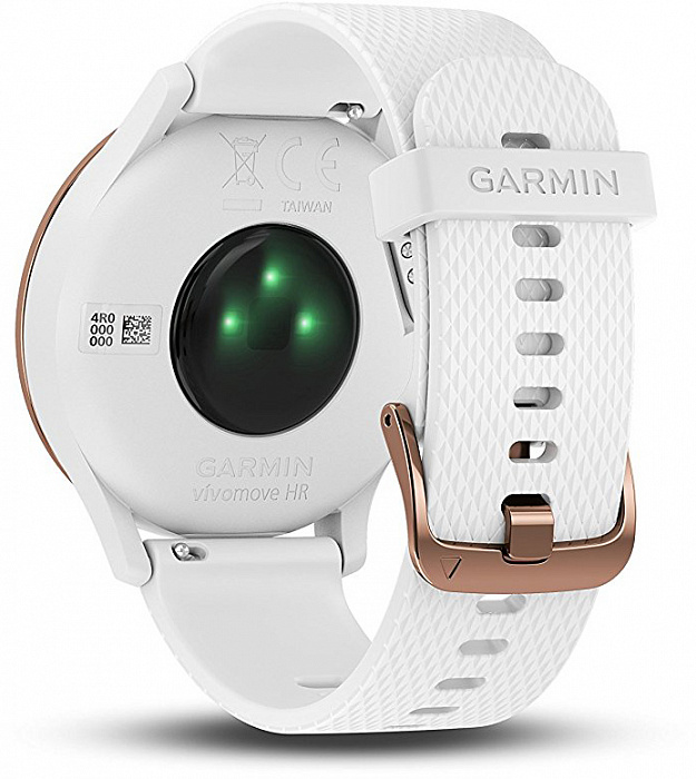 Умные часы Garmin Vivomove HR Sport S/M 010-01850-22 (Rose Gold/White) купить в интернет-магазине icover
