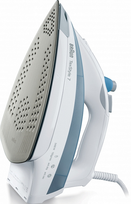 Утюг Braun TexStyle TS725 (White/Light Blue) купить в интернет-магазине icover