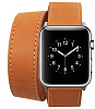 Ремешок Cozistyle Double Tour Leather (CDLB018) для Apple Watch/Series SE/6/2/3/4 42/44mm (Tan) купить в интернет-магазине icover