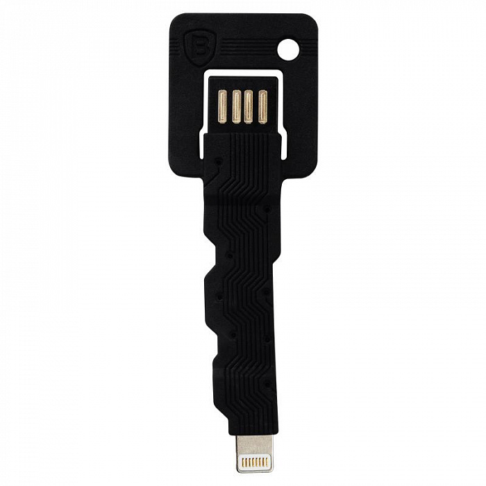Baseus Keys Cable - брелок-кабель для зарядки (Black) купить в интернет-магазине icover