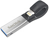 Флеш-накопитель SanDisk iXpand 16Gb USB 3.0/Lightning SDIX30C-016G-GN6NN (Silver) купить в интернет-магазине icover