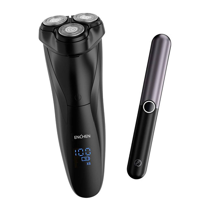 Комплект электробритва Enchen BlackStone 3 Plus + триммер Enchen Mocha N (Black) купить в интернет-магазине icover