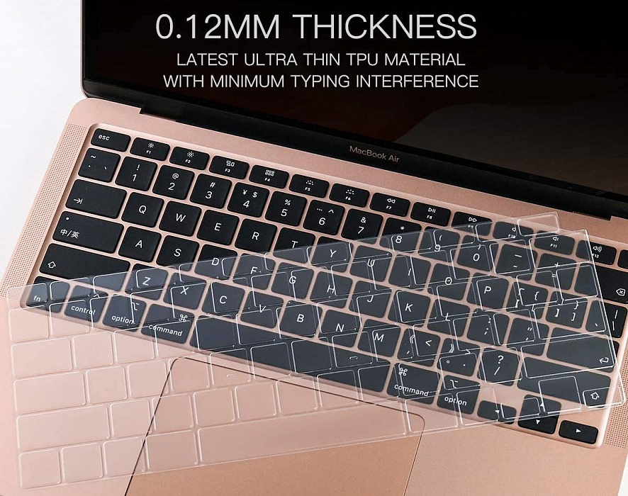 Накладка на клавиатуру i-Blason Keyboard Protector для MacBook Air 13'' 2020 (US) (Clear) купить в интернет-магазине icover