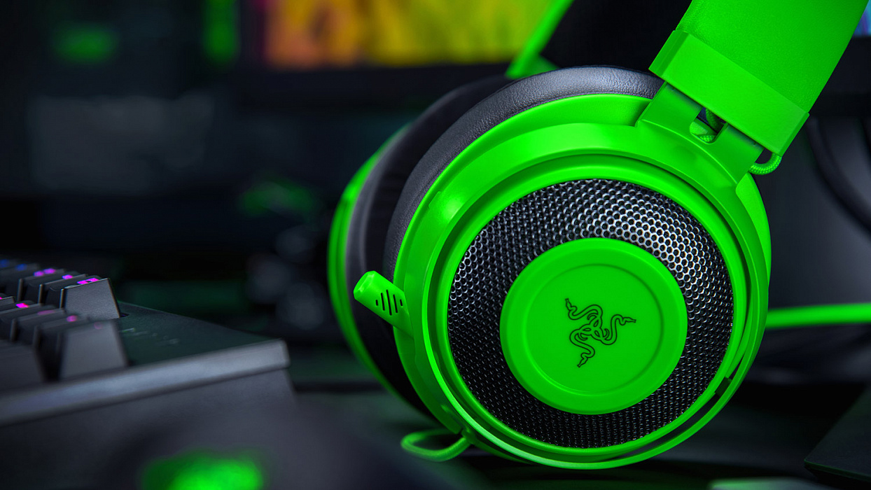 Игровая гарнитура Razer Kraken Multi-Platform RZ04-02830200-R3M1 (Green) купить в интернет-магазине icover