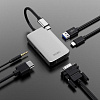 USB-концентратор Wiwu Alpha 513HVP (Grey) купить в интернет-магазине icover