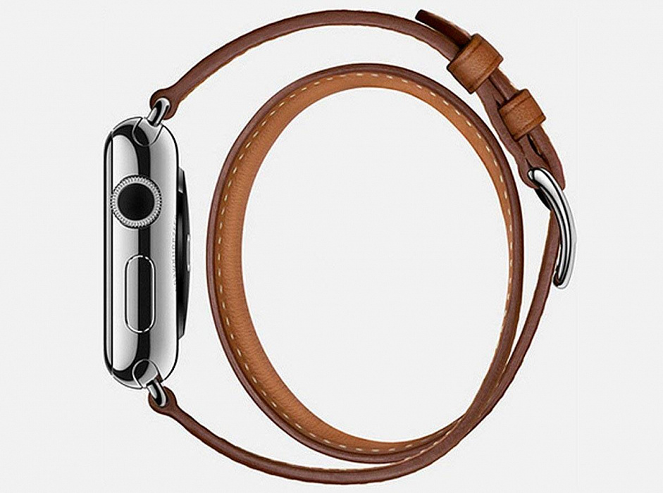 Ремешок Cozistyle Double Tour Leather (CDLB018) для Apple Watch/Series SE/6/2/3/4 42/44mm (Tan) купить в интернет-магазине icover