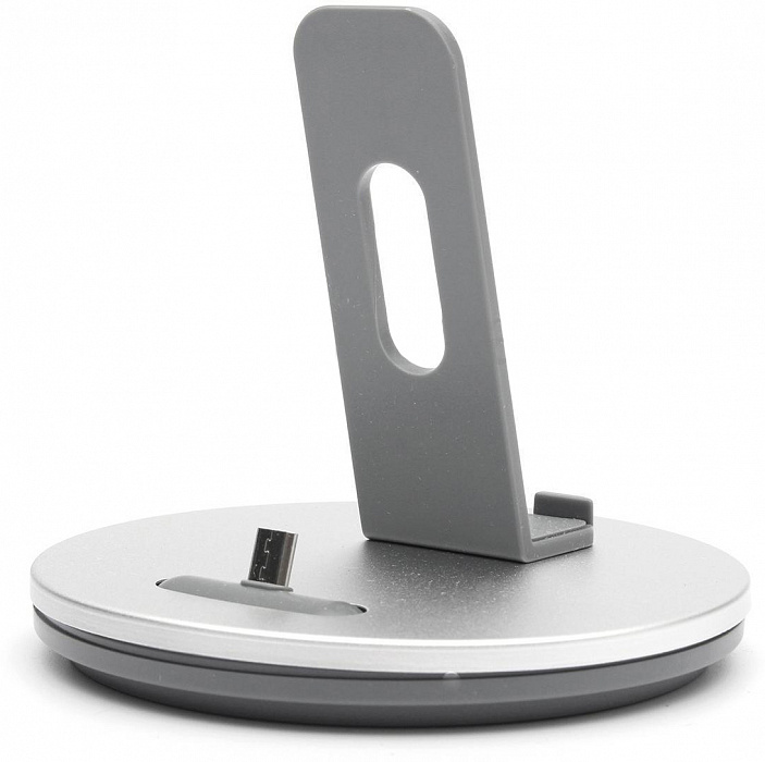 HOCO CW1 Mobile Charging Holder - док-станция microUSB (Silver) купить в интернет-магазине icover