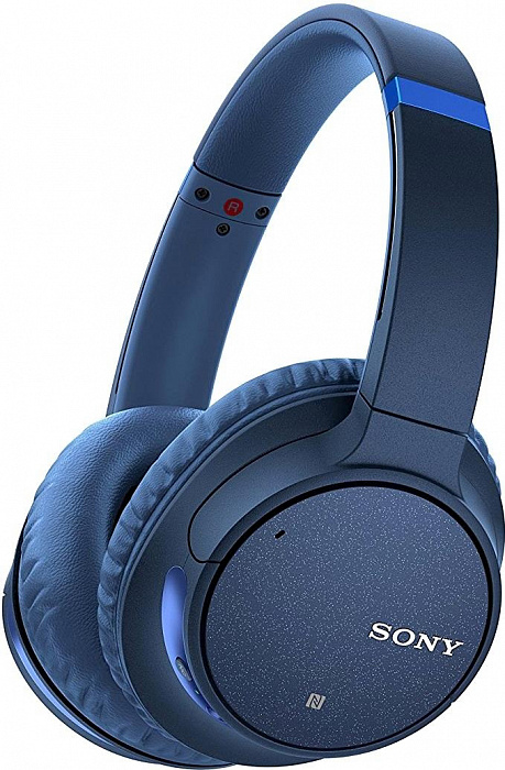 Bluetooth-наушники с микрофоном Sony WHCH700N (Blue) купить в интернет-магазине icover