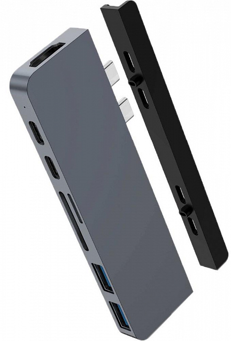 USB-хаб HyperDrive DUO 7-in-2 HD28C (Space Grey) купить в интернет-магазине icover