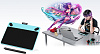 Wacom Intuos Draw Small (CTL-490DB-N) - графический планшет (Blue) купить в интернет-магазине icover
