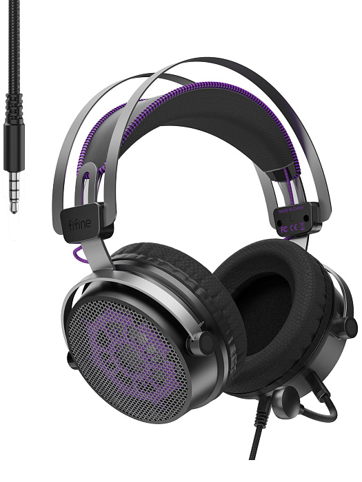 Наушники мониторные Fifine H18 Gaming Headsets (Black) купить в интернет-магазине icover