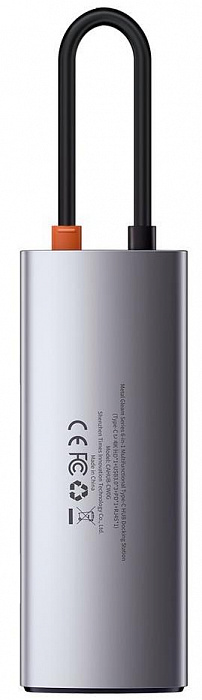 Хаб Baseus Metal Gleam Series 5-in-1 CAHUB-CX0G (Space Grey) купить в интернет-магазине icover