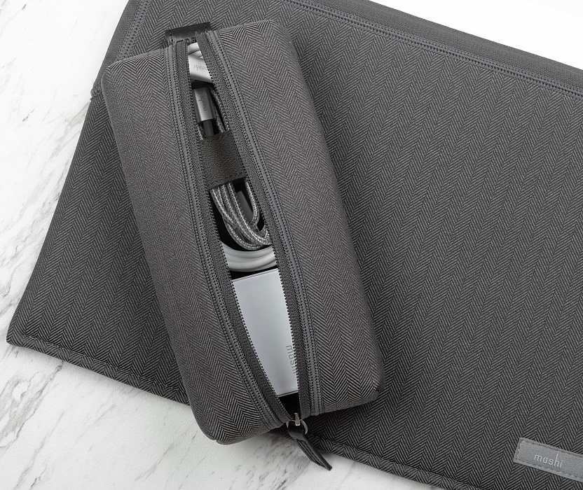 Пенал Moshi Pluma Pouch (Grey) купить в интернет-магазине icover