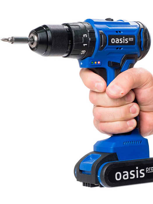 Аккумуляторный шуруповерт Oasis ASU-12V PRO (Blue) купить в интернет-магазине icover