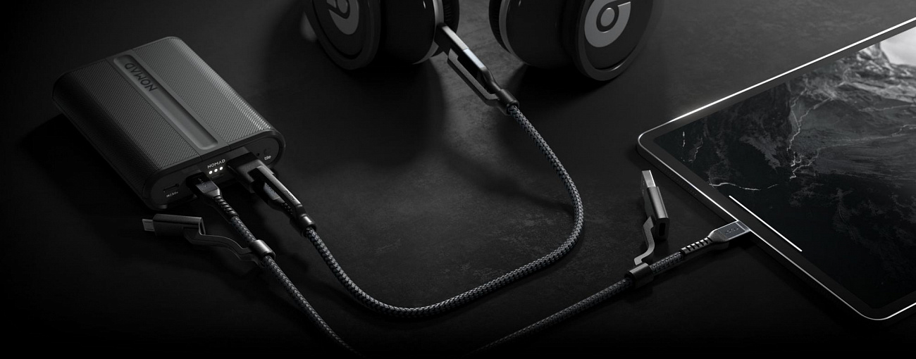 Кабель Nomad Universal Kevlar USB-C/USB-A/microUSB 0.3m (NM01512B00) купить в интернет-магазине icover