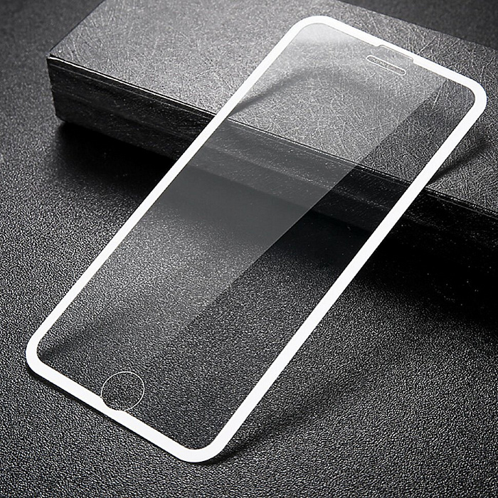Защитное стекло Baseus Silk-screen Tempered (SGAPIPH7S-ZD02) для iPhone 6/6S/7/8 (White) купить в интернет-магазине icover