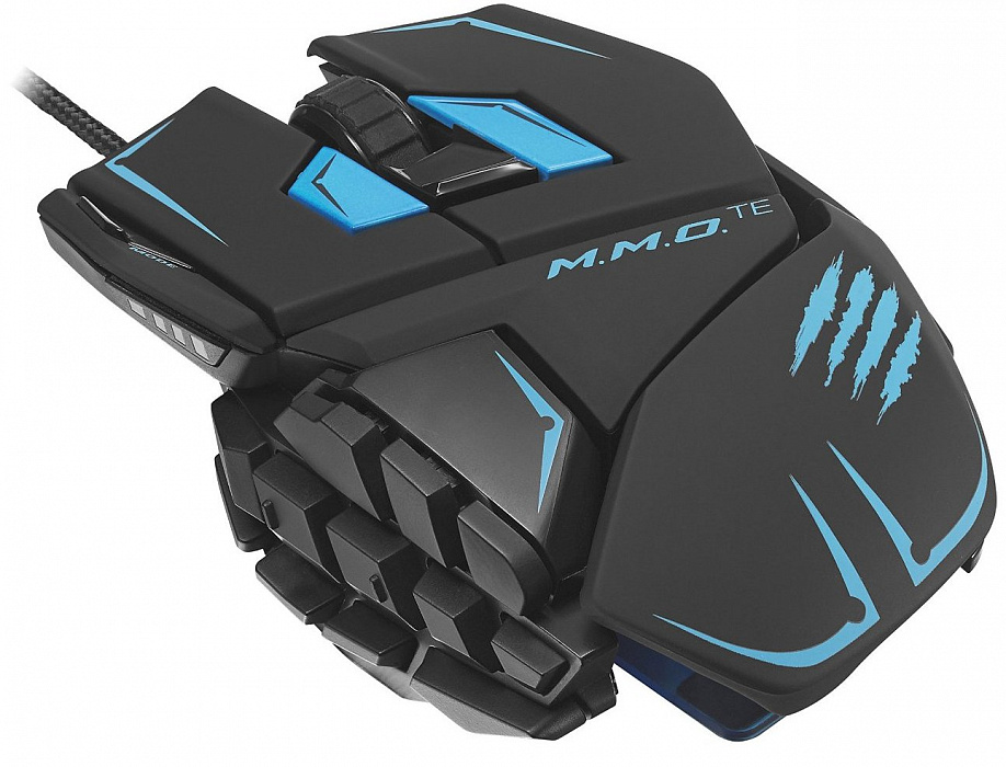 Mad Catz M.M.O. TE Gaming Mouse (MCB437140002/04/1) - проводная мышь (Matt Black) купить в интернет-магазине icover