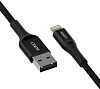 Кабель Aukey Kevlar (CB-AKL2-BL) USB-A/Lightning 2m (Black) купить в интернет-магазине icover