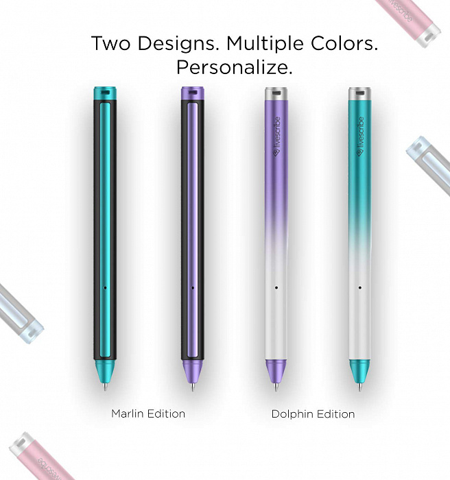 Цифровая ручка Livescribe Aegir Smartpen Dolphin Edition APX-00034 (Purple) купить в интернет-магазине icover